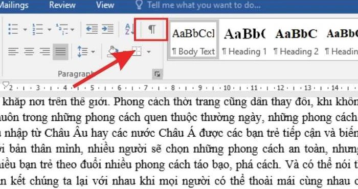 Cách loại bỏ đồng thời tất cả dấu ngắt trang trong Word bước 2