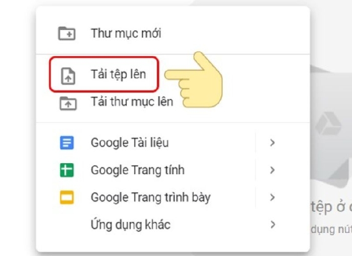 Chuyển file ảnh sang Word bằng Google Drive