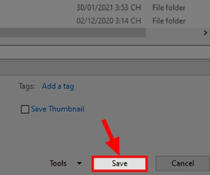 Hướng dẫn cách lưu file Word bằng lệnh Save