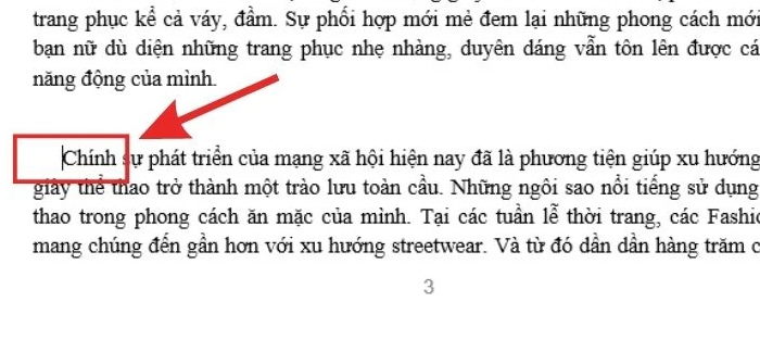 Ngắt trang bằng phím tắt