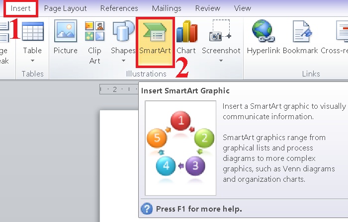 Vẽ sơ đồ bằng Smart Art