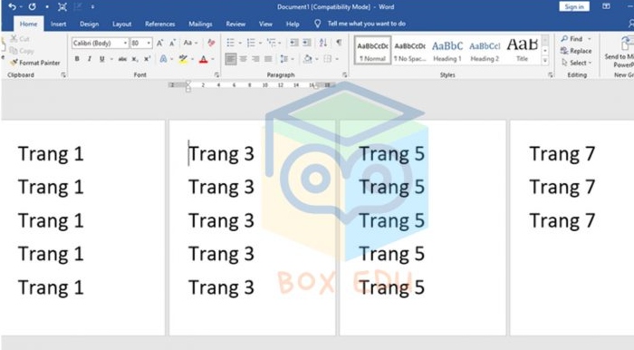 Xóa nhiều trang thừa trong Word bằng VBA bước 5